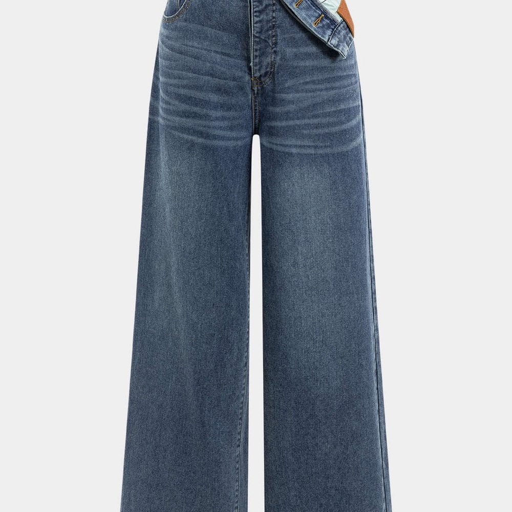 Stylish Blue Flare Jeans for Women